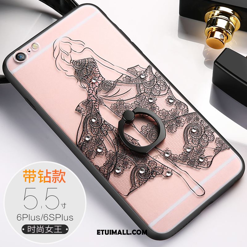 Etui iPhone 6 / 6s Plus Nowy Miękki All Inclusive Rhinestone Zakochani Obudowa Tanie