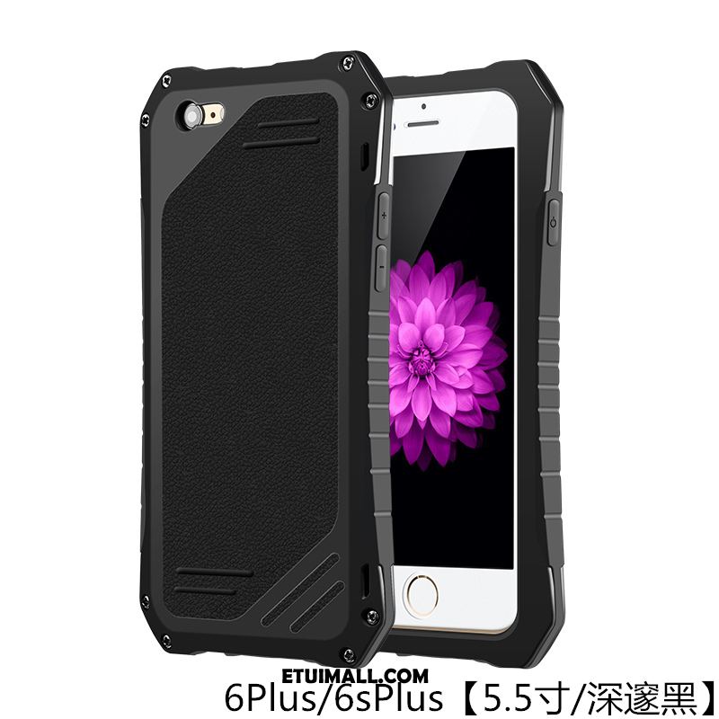 Etui iPhone 6 / 6s Plus Ochraniacz Metal Trzy Mechanizmy Obronne Niebieski Telefon Komórkowy Obudowa Sprzedam
