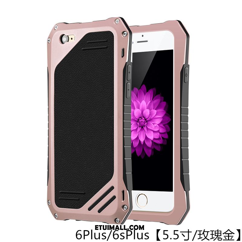 Etui iPhone 6 / 6s Plus Ochraniacz Metal Trzy Mechanizmy Obronne Niebieski Telefon Komórkowy Obudowa Sprzedam