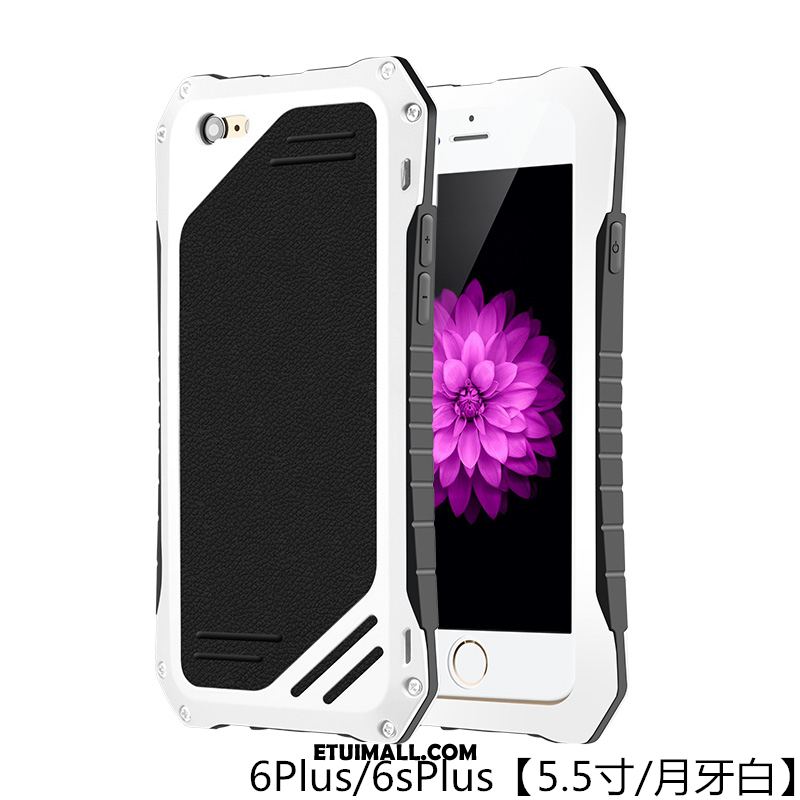 Etui iPhone 6 / 6s Plus Ochraniacz Metal Trzy Mechanizmy Obronne Niebieski Telefon Komórkowy Obudowa Sprzedam