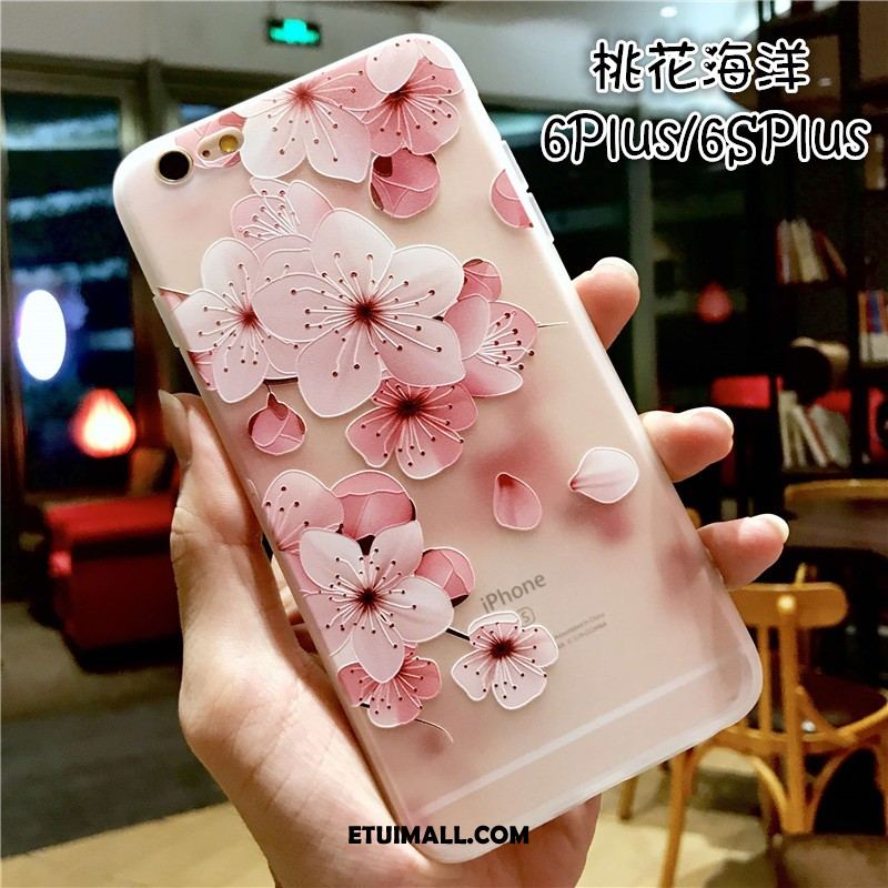 Etui iPhone 6 / 6s Plus Serce Kreatywne Różowe Przezroczysty Osobowość Obudowa Kup
