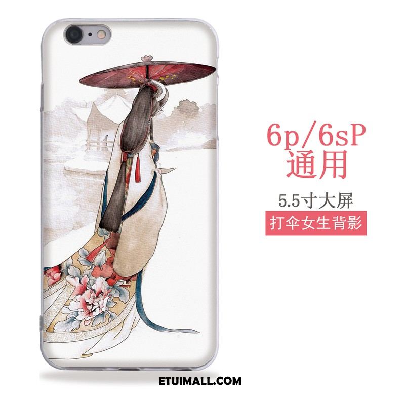 Etui iPhone 6 / 6s Plus Telefon Komórkowy Różowe Wiatr Silikonowe Wiszące Ozdoby Futerał Kup