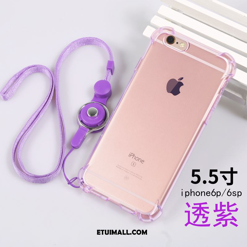 Etui iPhone 6 / 6s Plus Wisząca Szyja Miękki Przezroczysty Gradient Anti-fall Futerał Oferta