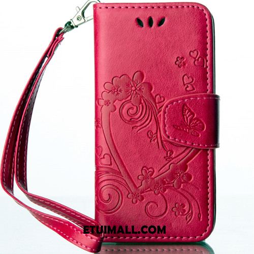 Etui iPhone 6 / 6s Purpurowy Skórzany Futerał All Inclusive Wiszące Ozdoby Anti-fall Futerał Tanie