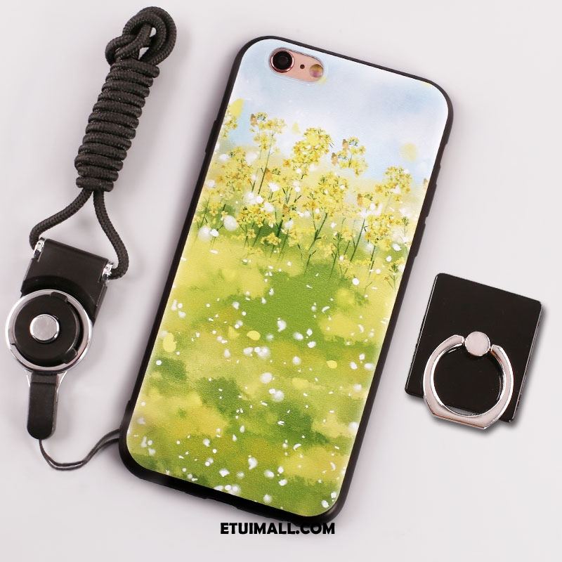 Etui iPhone 6 / 6s Ring Wiszące Ozdoby Silikonowe Tendencja Wspornik Futerał Sklep