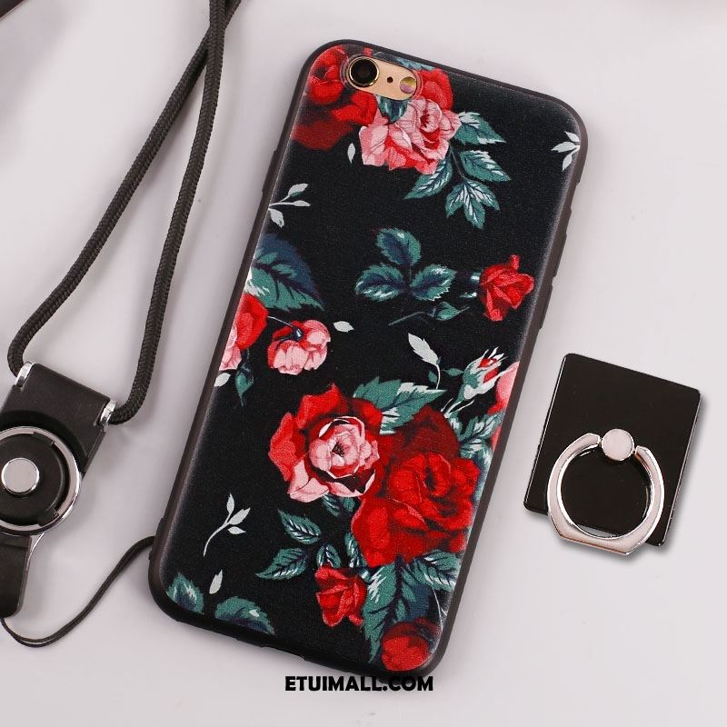 Etui iPhone 6 / 6s Ring Wiszące Ozdoby Silikonowe Tendencja Wspornik Futerał Sklep