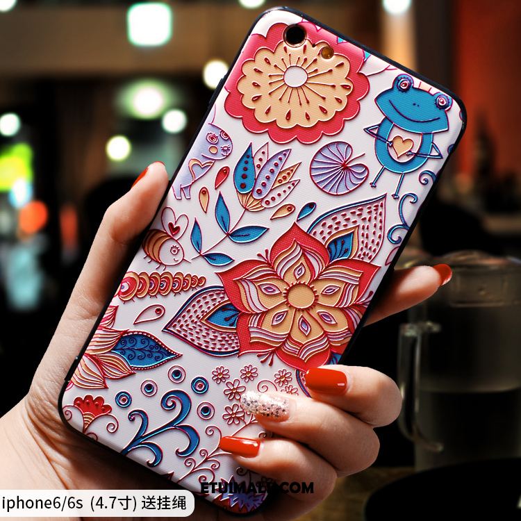 Etui iPhone 6 / 6s Silikonowe Kreskówka Niebieski Telefon Komórkowy Relief Futerał Sprzedam