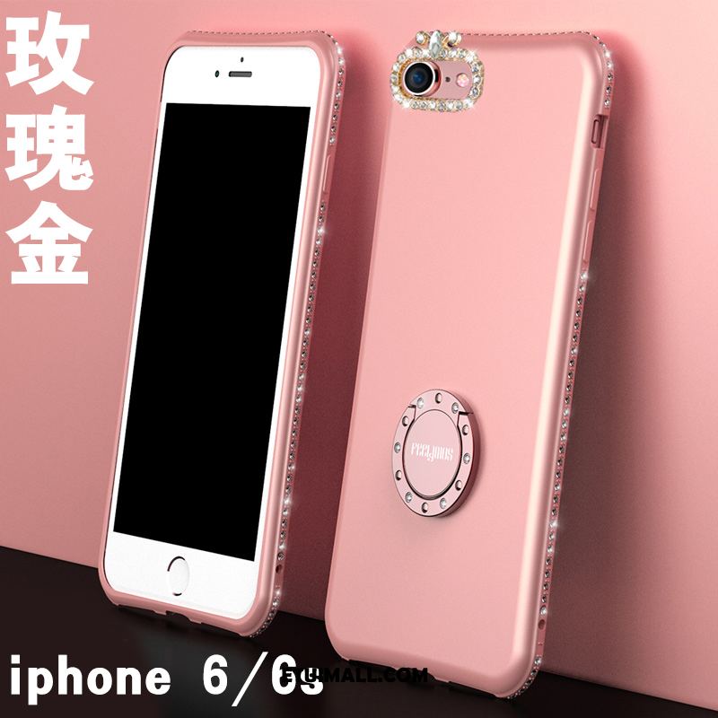Etui iPhone 6 / 6s Telefon Komórkowy Nubuku Anti-fall Silikonowe Czerwony Futerał Kup