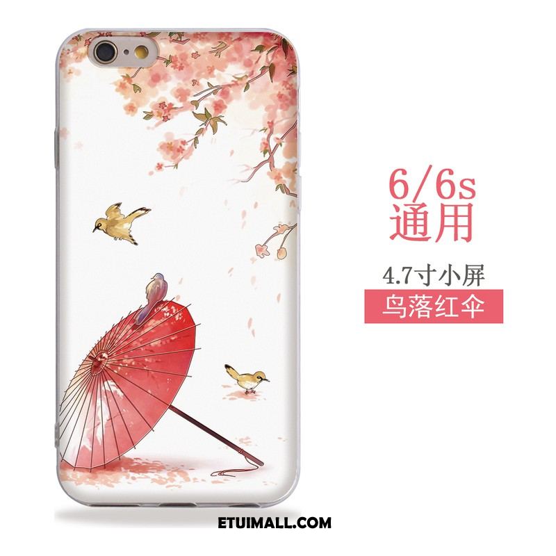 Etui iPhone 6 / 6s Wiszące Ozdoby Biały Relief Wiatr Miękki Pokrowce Sprzedam