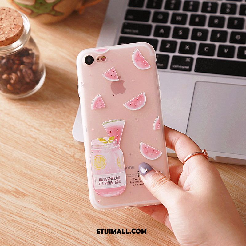 Etui iPhone 7 Kreskówka Miękki All Inclusive Telefon Komórkowy Różowe Obudowa Na Sprzedaż