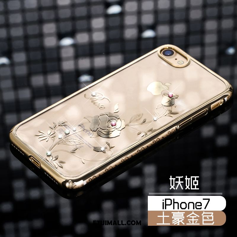 Etui iPhone 7 Nowy Trudno Anti-fall Luksusowy Różowe Złoto Futerał Tanie