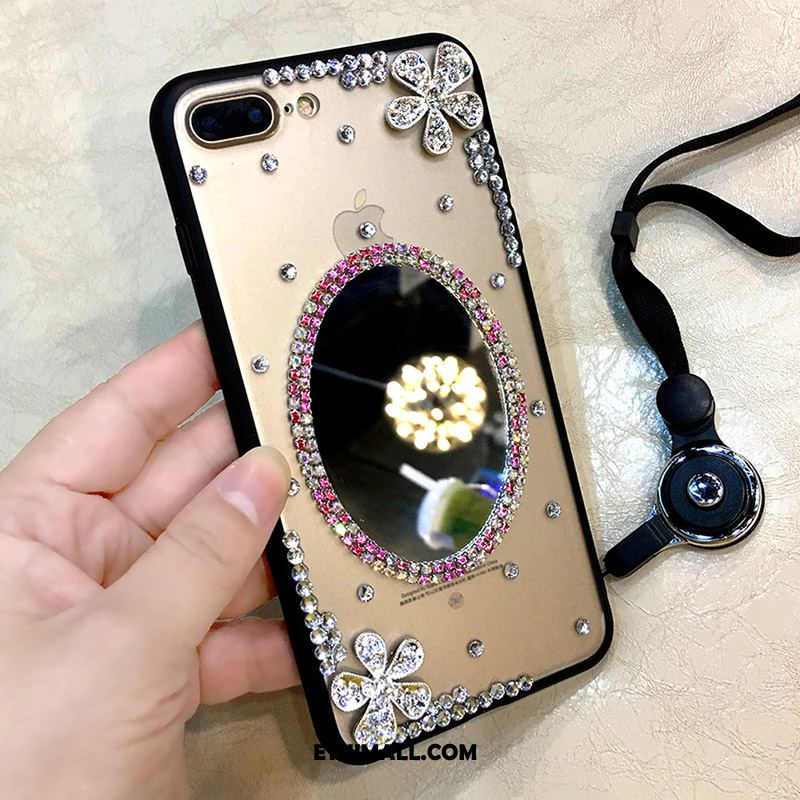 Etui iPhone 7 Plus Ochraniacz Przezroczysty Miękki Rhinestone Telefon Komórkowy Futerał Online