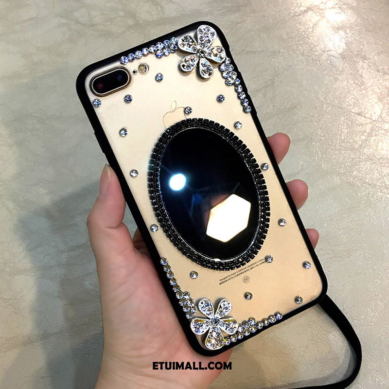 Etui iPhone 7 Plus Ochraniacz Przezroczysty Miękki Rhinestone Telefon Komórkowy Futerał Online