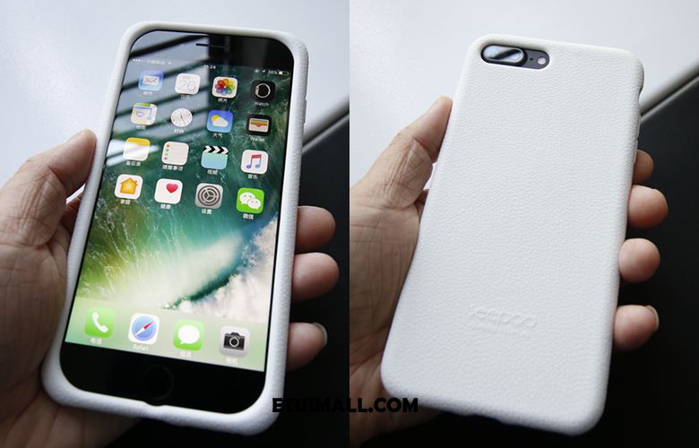 Etui iPhone 7 Plus Telefon Komórkowy Płótno Silikonowe Anti-fall Szary Pokrowce Sklep