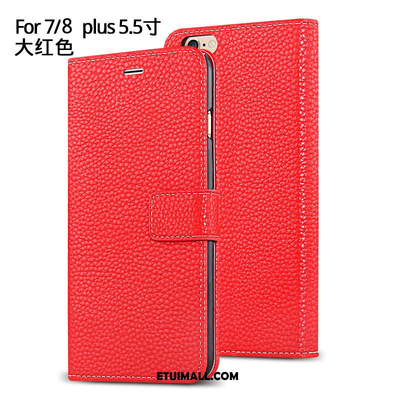 Etui iPhone 8 Plus Czarny Anti-fall Klapa Ochraniacz All Inclusive Obudowa Tanie