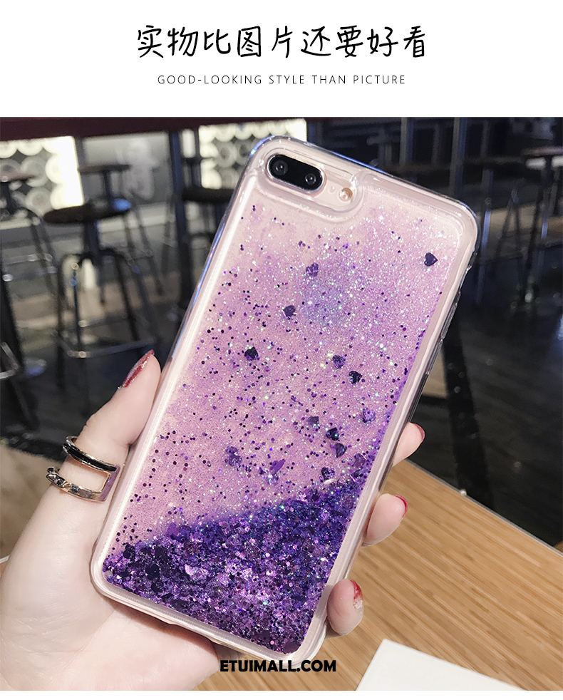 Etui iPhone 8 Plus Quicksand Purpurowy Tendencja Silikonowe Kreatywne Pokrowce Sklep