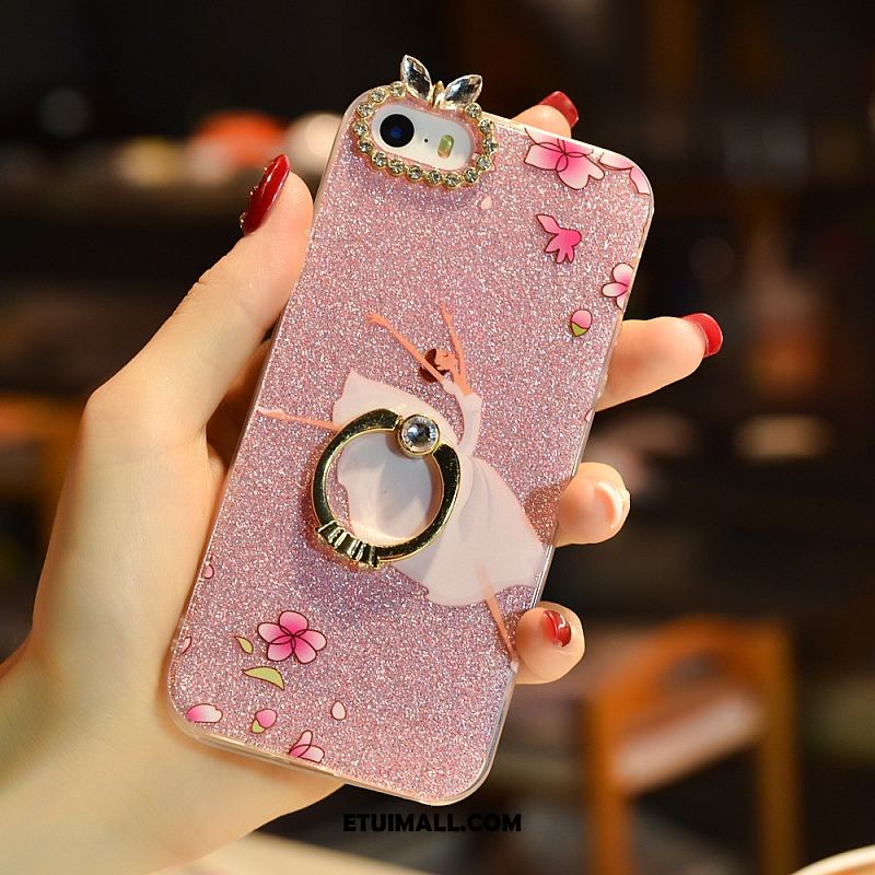 Etui iPhone Se Proszek Rhinestone Telefon Komórkowy Kreskówka Piękny Futerał Sklep