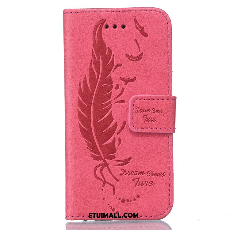 Etui iPhone Se Purpurowy Piórka All Inclusive Relief Dwustronny Pokrowce Sprzedam