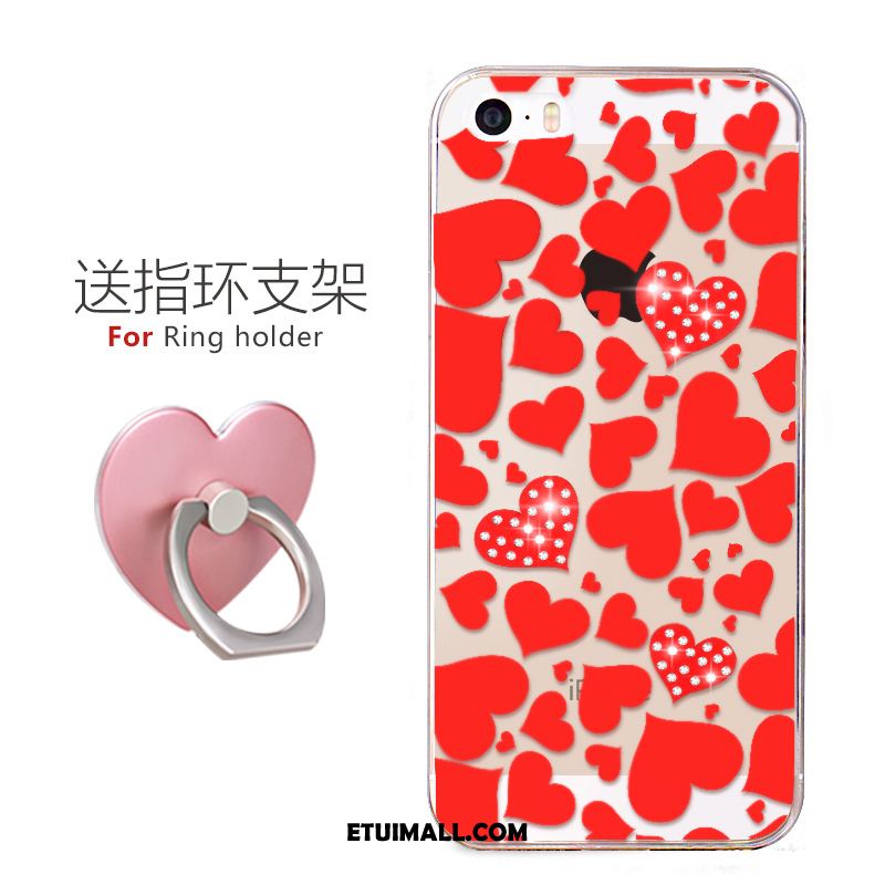 Etui iPhone Se Rhinestone Super Słodkie Przezroczysty Anti-fall All Inclusive Obudowa Sklep