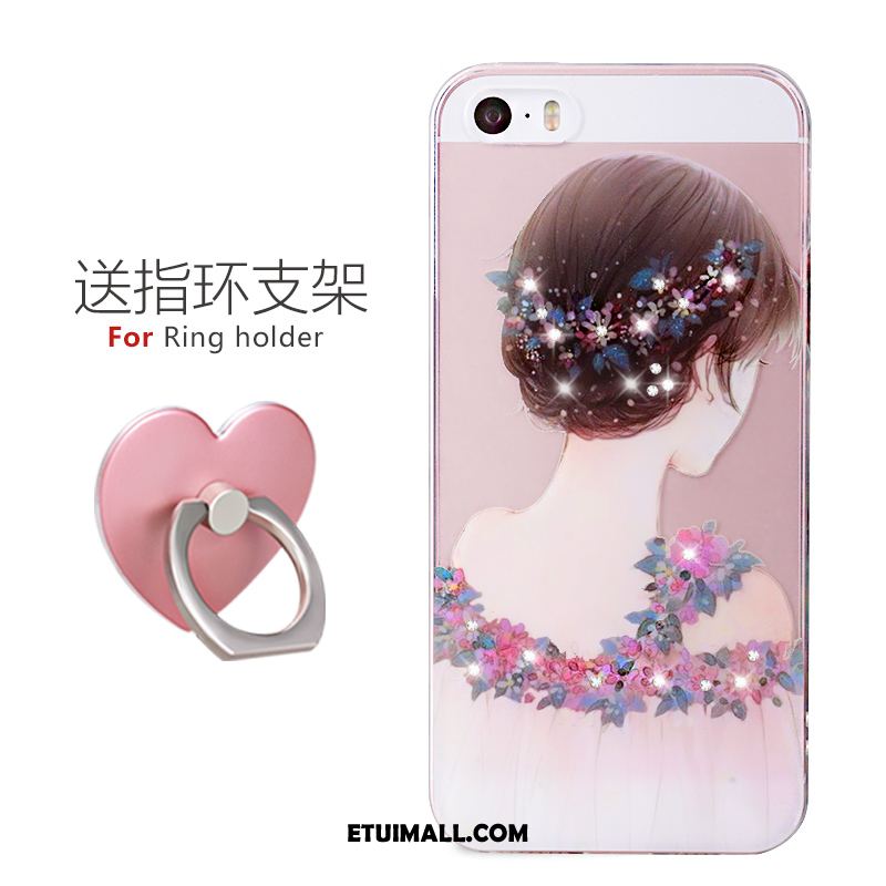 Etui iPhone Se Rhinestone Super Słodkie Przezroczysty Anti-fall All Inclusive Obudowa Sklep