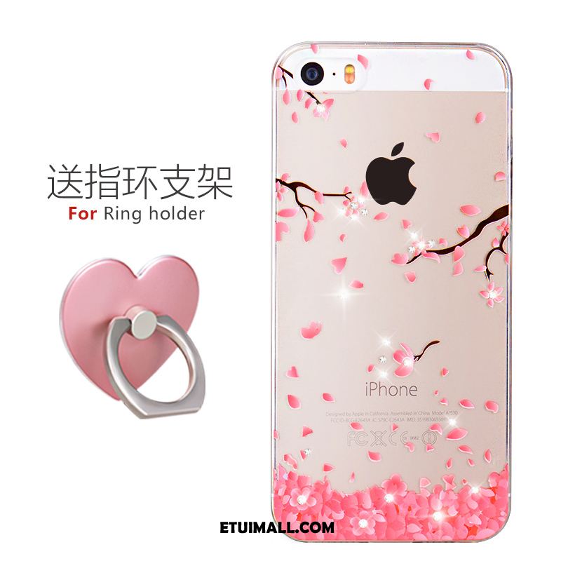 Etui iPhone Se Rhinestone Super Słodkie Przezroczysty Anti-fall All Inclusive Obudowa Sklep