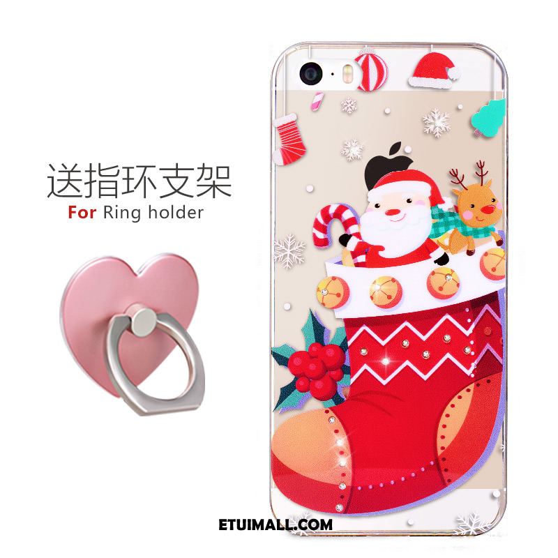 Etui iPhone Se Rhinestone Super Słodkie Przezroczysty Anti-fall All Inclusive Obudowa Sklep