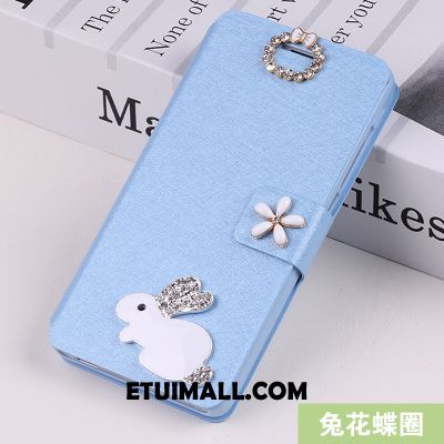 Etui iPhone Se Skórzany Futerał Ochraniacz Rhinestone Anti-fall Różowe Futerał Tanie