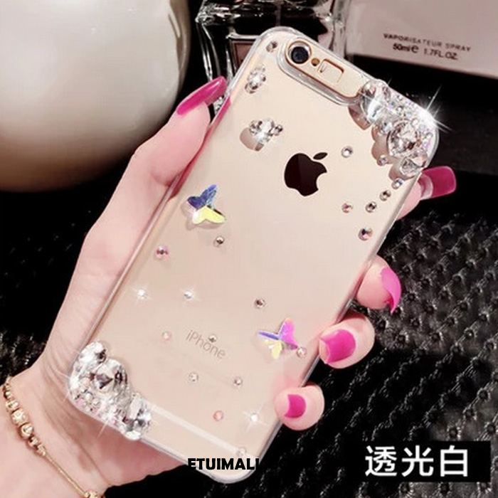 Etui iPhone Se Telefon Komórkowy Luksusowy Rhinestone Kreatywne Przezroczysty Futerał Sklep