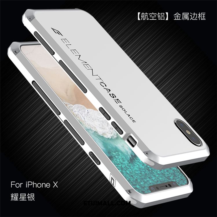 Etui iPhone X Modna Marka All Inclusive Metal Nowy Telefon Komórkowy Futerał Online