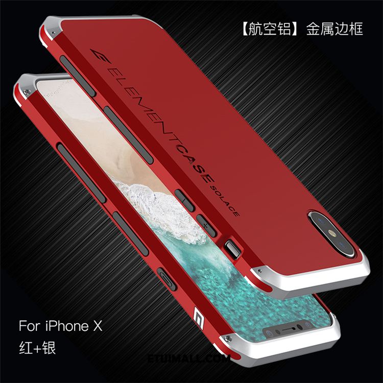 Etui iPhone X Modna Marka All Inclusive Metal Nowy Telefon Komórkowy Futerał Online