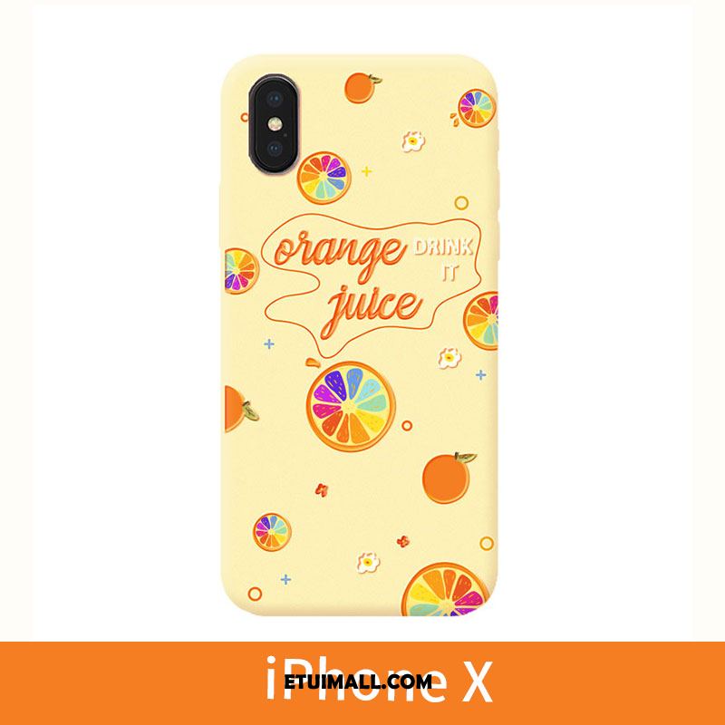 Etui iPhone X Ochraniacz Silikonowe Cienkie Różowe Relief Obudowa Oferta