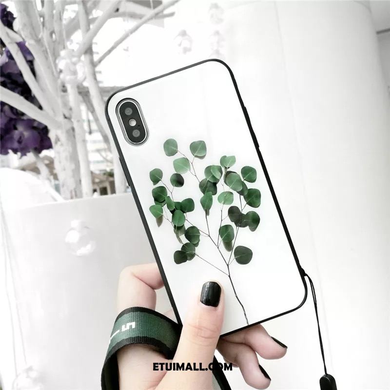 Etui iPhone X Szkło Kreatywne Świeży Anti-fall Telefon Komórkowy Futerał Tanie
