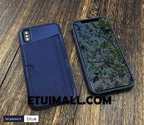 Etui iPhone X Wspornik Telefon Komórkowy Anti-fall Karta Czarny Obudowa Sklep