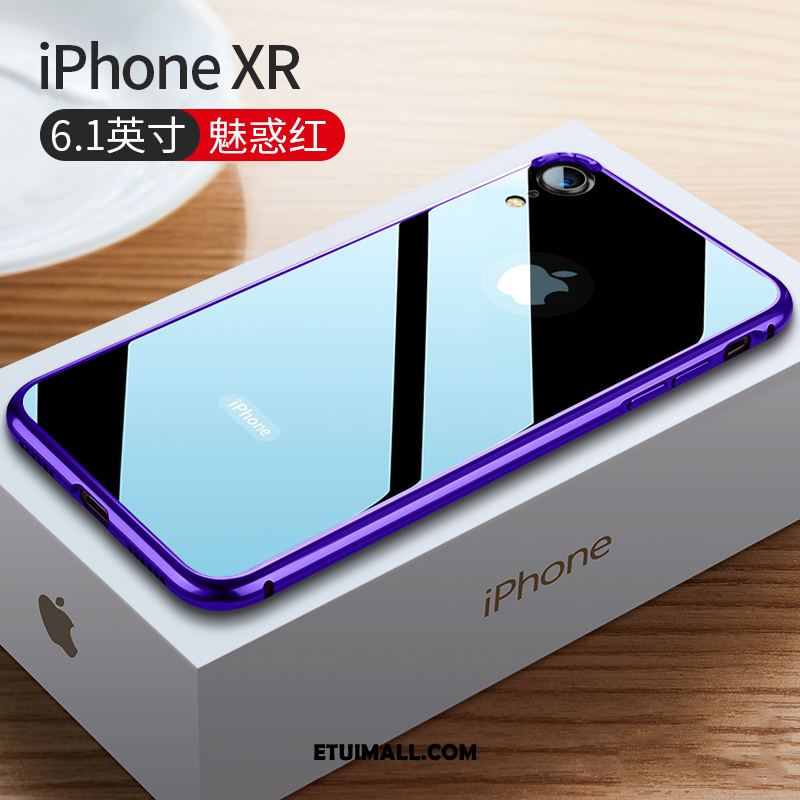 Etui iPhone Xr Modna Marka Metal Anti-fall Granica Ochraniacz Pokrowce Sprzedam