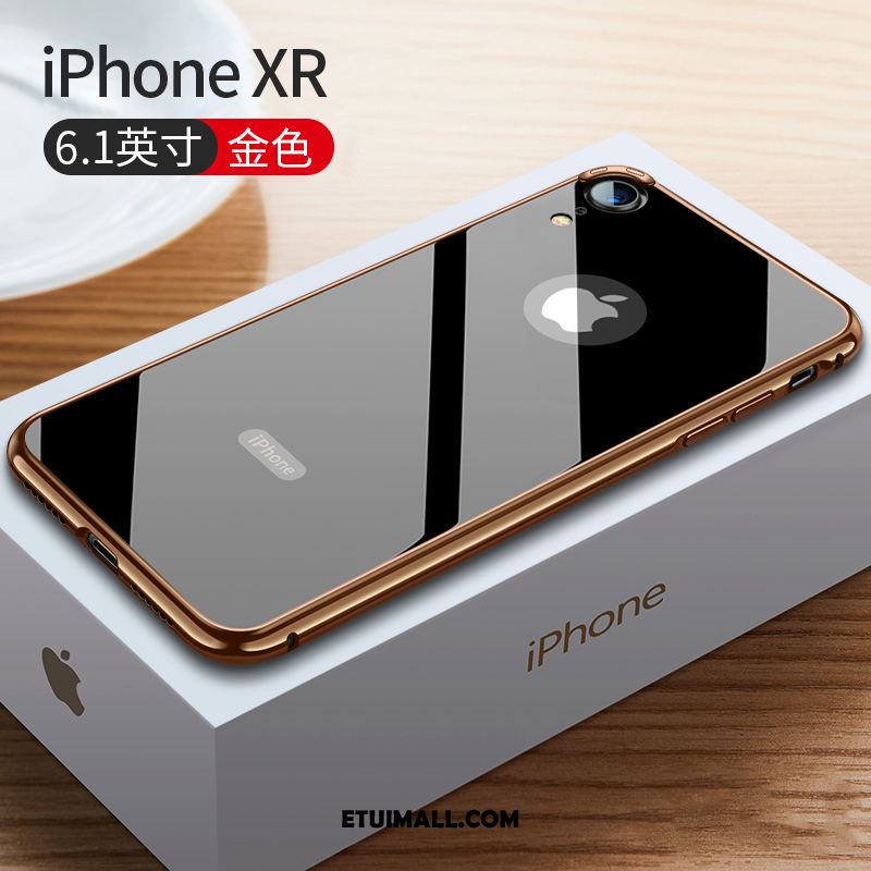 Etui iPhone Xr Modna Marka Metal Anti-fall Granica Ochraniacz Pokrowce Sprzedam