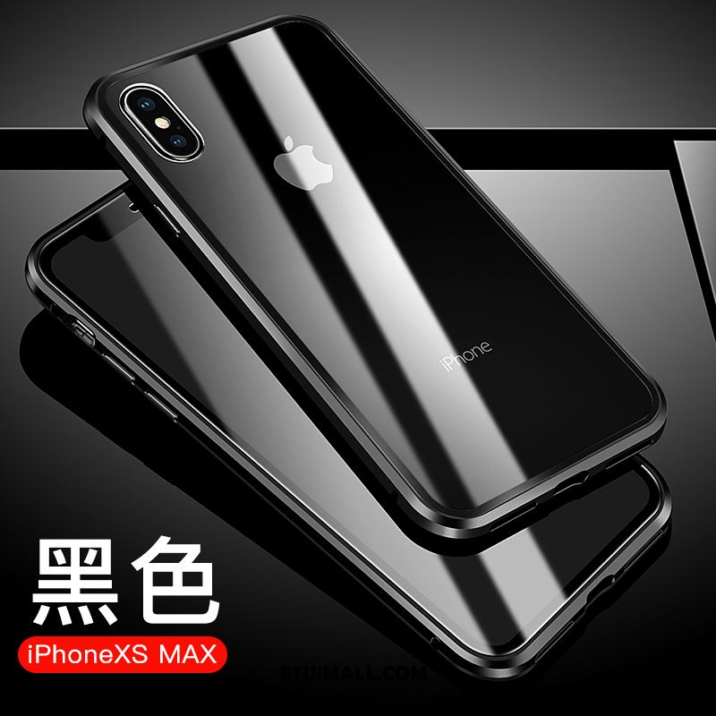 Etui iPhone Xs Max All Inclusive Purpurowy Gradient Szkło Osobowość Futerał Sklep