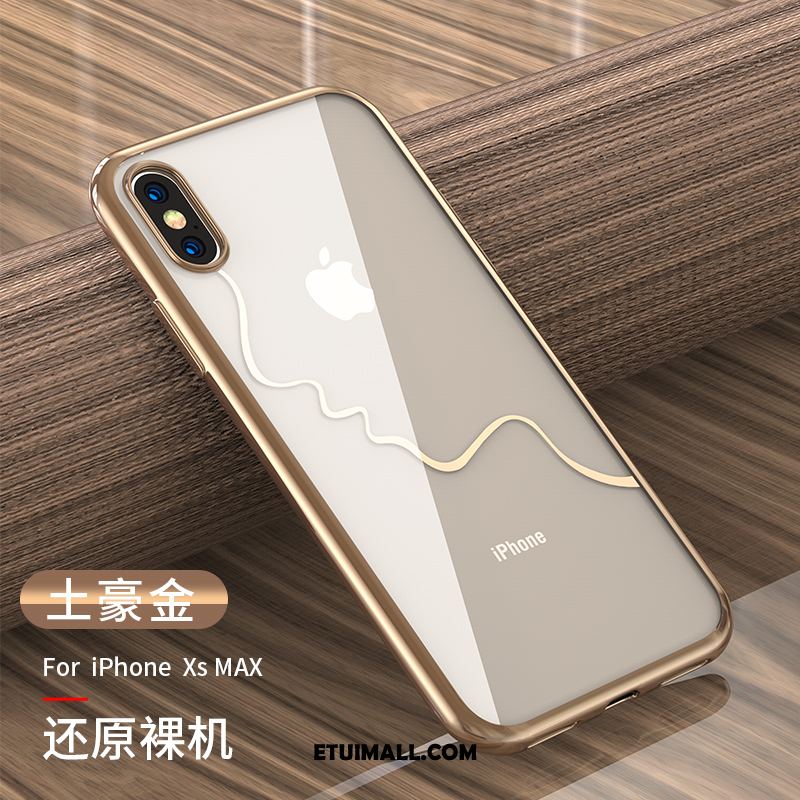 Etui iPhone Xs Max Anti-fall All Inclusive Telefon Komórkowy Złoto Poszycie Futerał Sklep