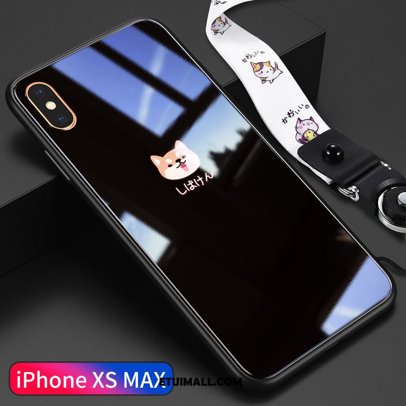 Etui iPhone Xs Max Czarny Czerwony Psy Nowy Tendencja Obudowa Kup