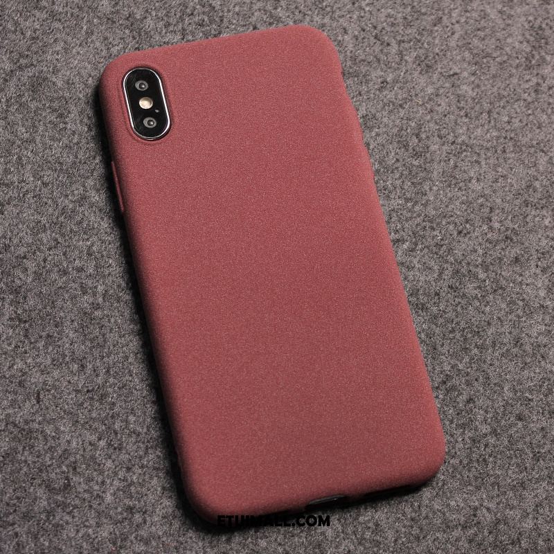 Etui iPhone Xs Max Kreatywne Anti-fall Szary Miękki Proste Futerał Kup