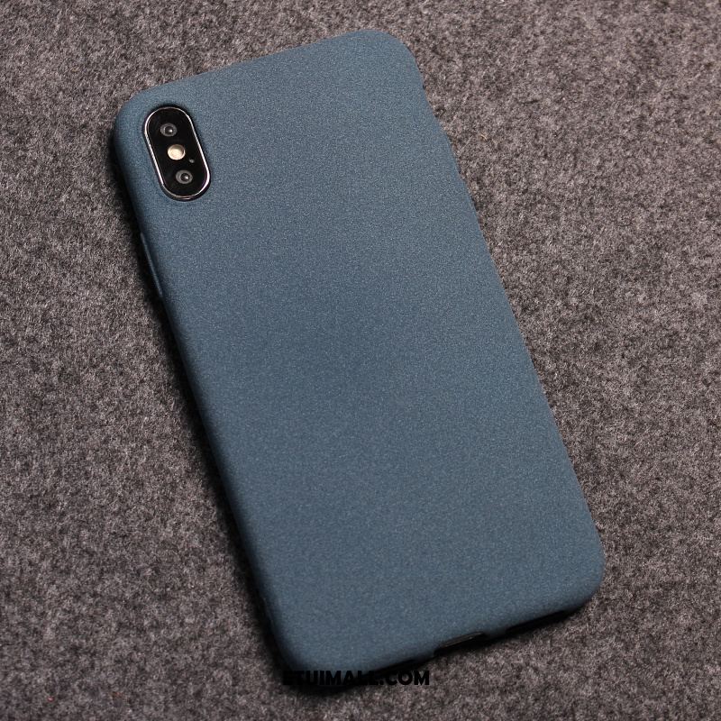 Etui iPhone Xs Max Kreatywne Anti-fall Szary Miękki Proste Futerał Kup