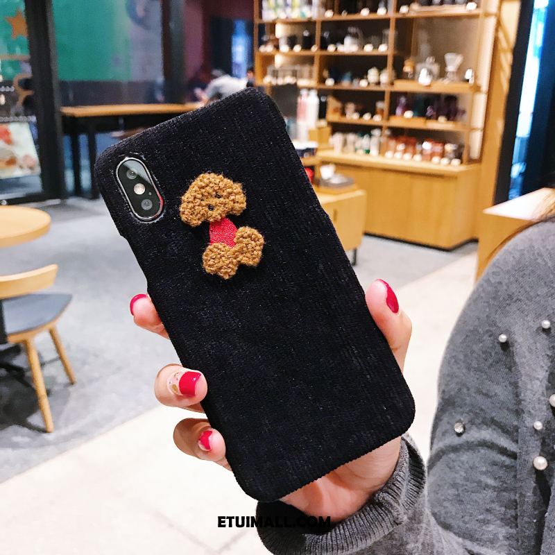 Etui iPhone Xs Max Nowy Flanela Anti-fall Niebieski Zakochani Obudowa Sprzedam