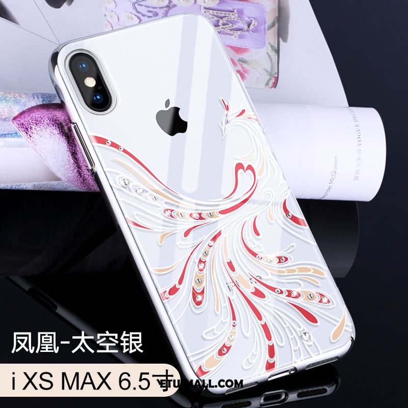 Etui iPhone Xs Max Osobowość Zakochani Przezroczysty Nowy Rhinestone Pokrowce Dyskont