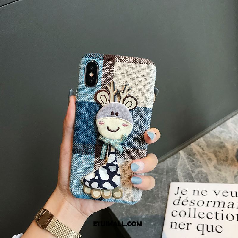 Etui iPhone Xs Max Płótno Świeży Flanela Buckskin Telefon Komórkowy Pokrowce Sklep