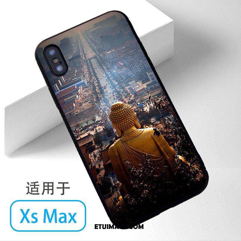 Etui iPhone Xs Max Telefon Komórkowy Budda Żółty Futerał Sklep