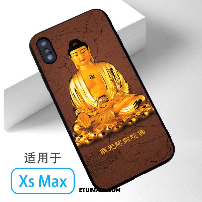 Etui iPhone Xs Max Telefon Komórkowy Budda Żółty Futerał Sklep