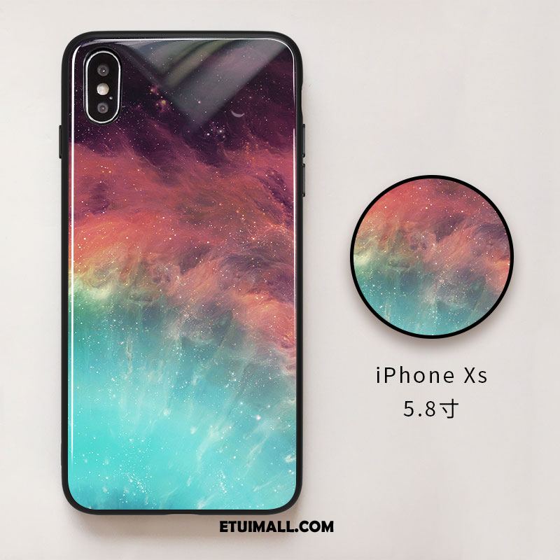 Etui iPhone Xs Silikonowe Czerwony Netto Anti-fall Modna Marka Nowy Obudowa Tanie