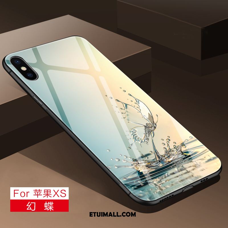 Etui iPhone Xs Szkło Kreatywne Osobowość Anti-fall Tendencja Futerał Online