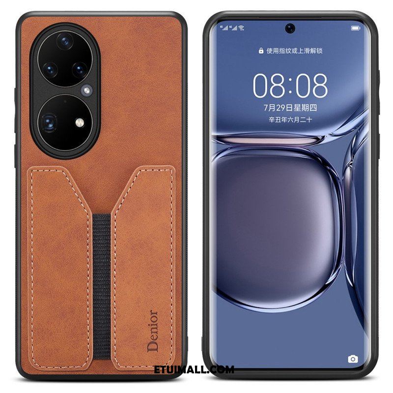 Futerały do Huawei P50 Pro Elastyczne Etui Na Karty Denior