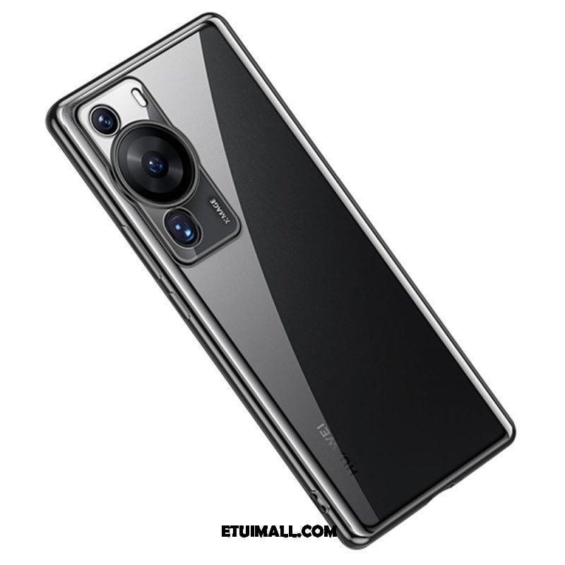 Futerały do Huawei P60 Pro Przezroczyste Metalowe Krawędzie Sulada