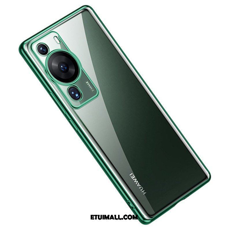 Futerały do Huawei P60 Pro Przezroczyste Metalowe Krawędzie Sulada